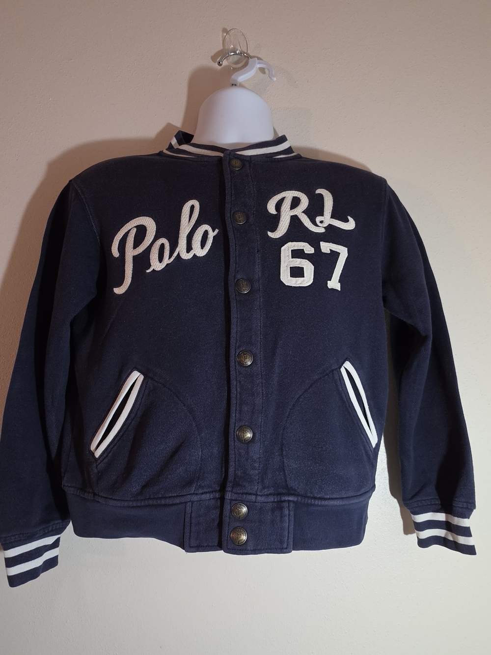 Polo by Ralph Lauren 67 Navy Kids' Button-Up Jacket